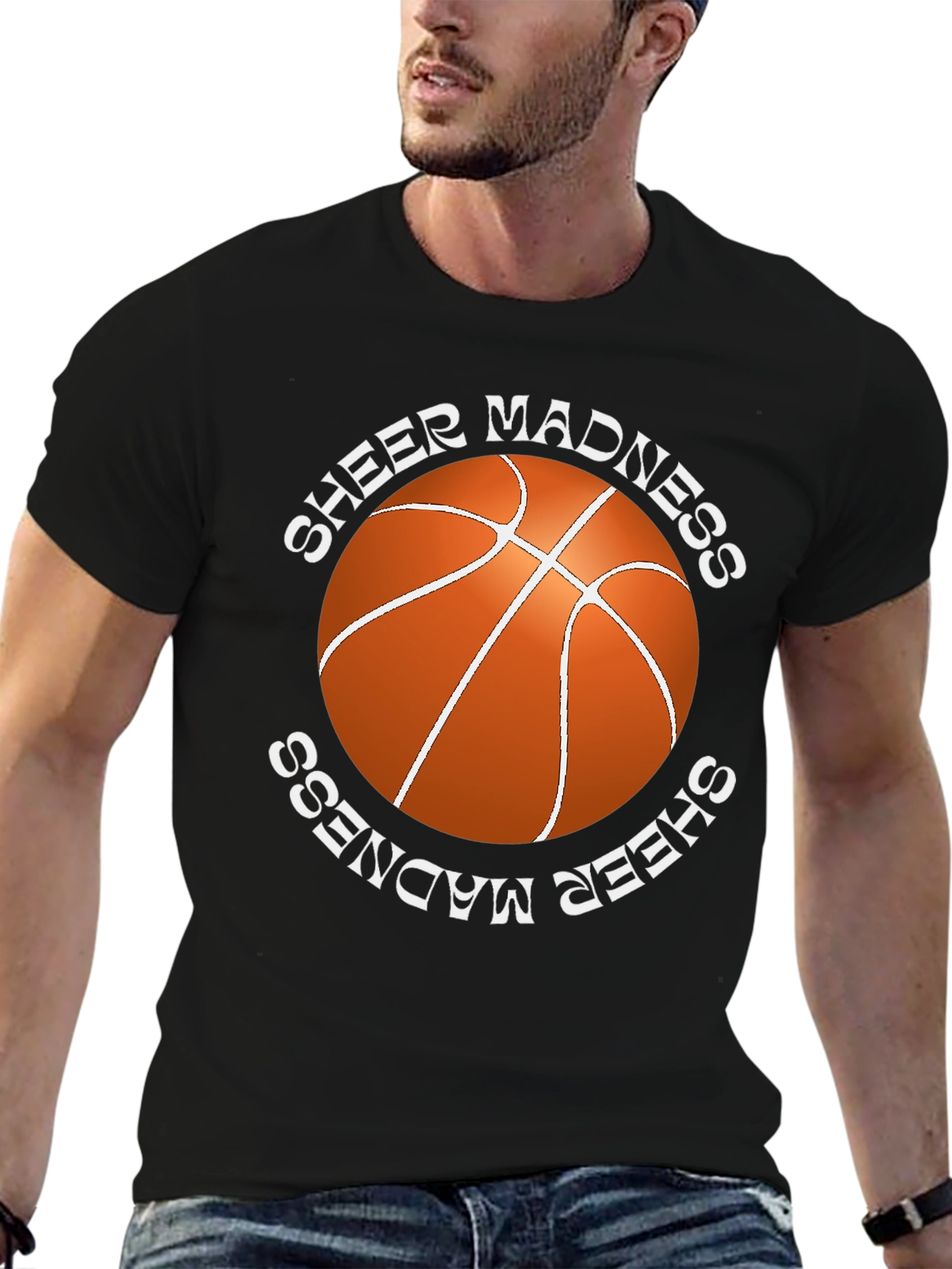 Sheer Madness Basketball Graphic Tee