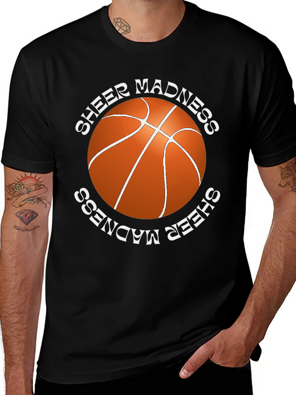 Sheer Madness Basketball Graphic Tee