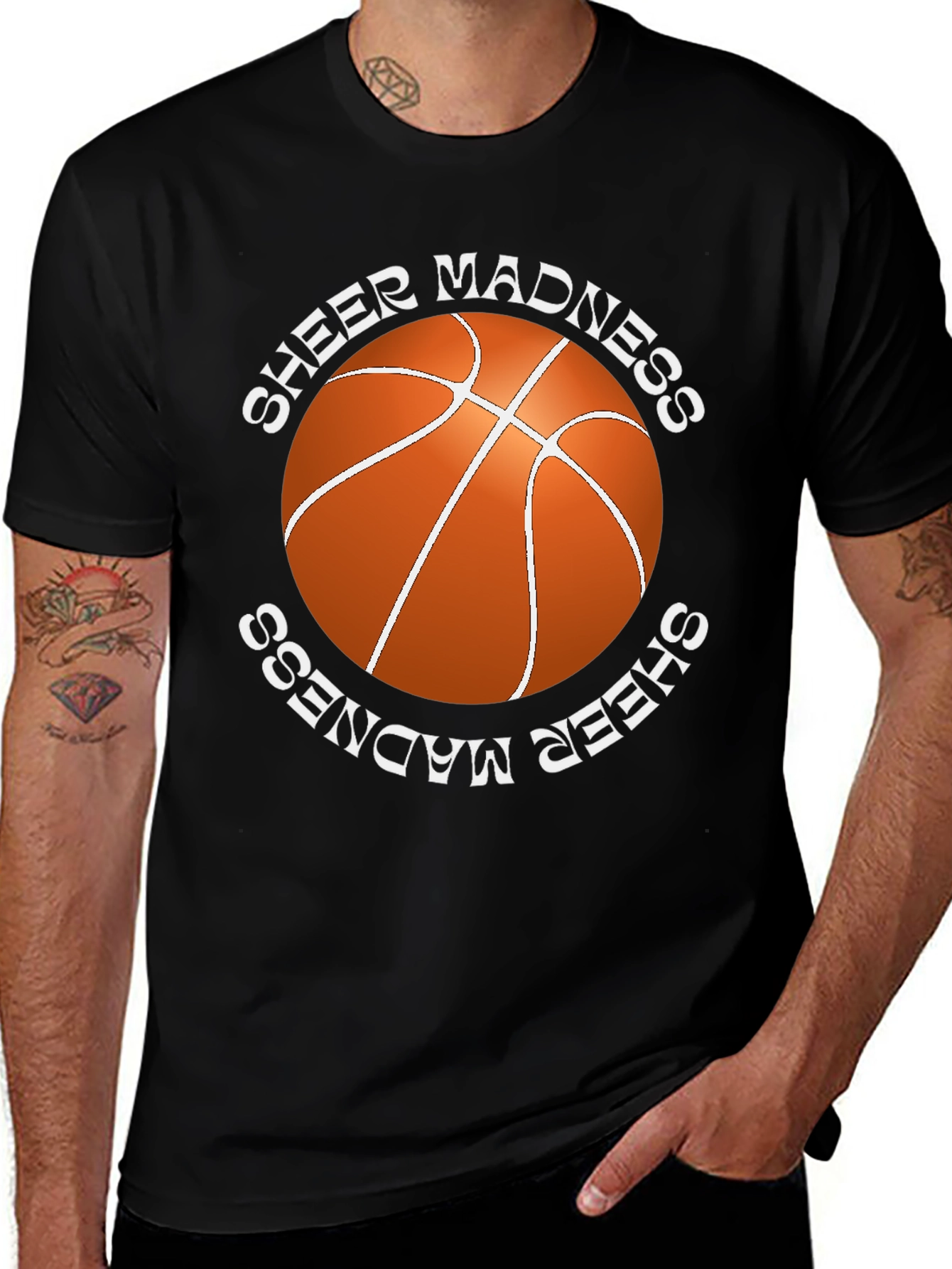 Sheer Madness Basketball Graphic Tee