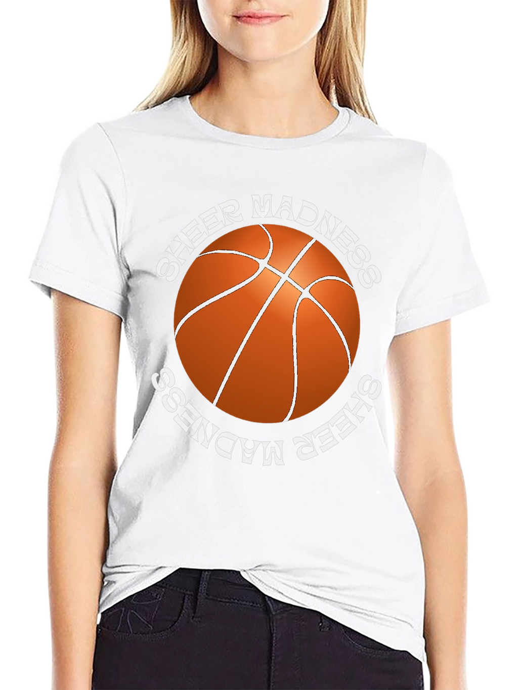 Sheer Madness Basketball Graphic Tee