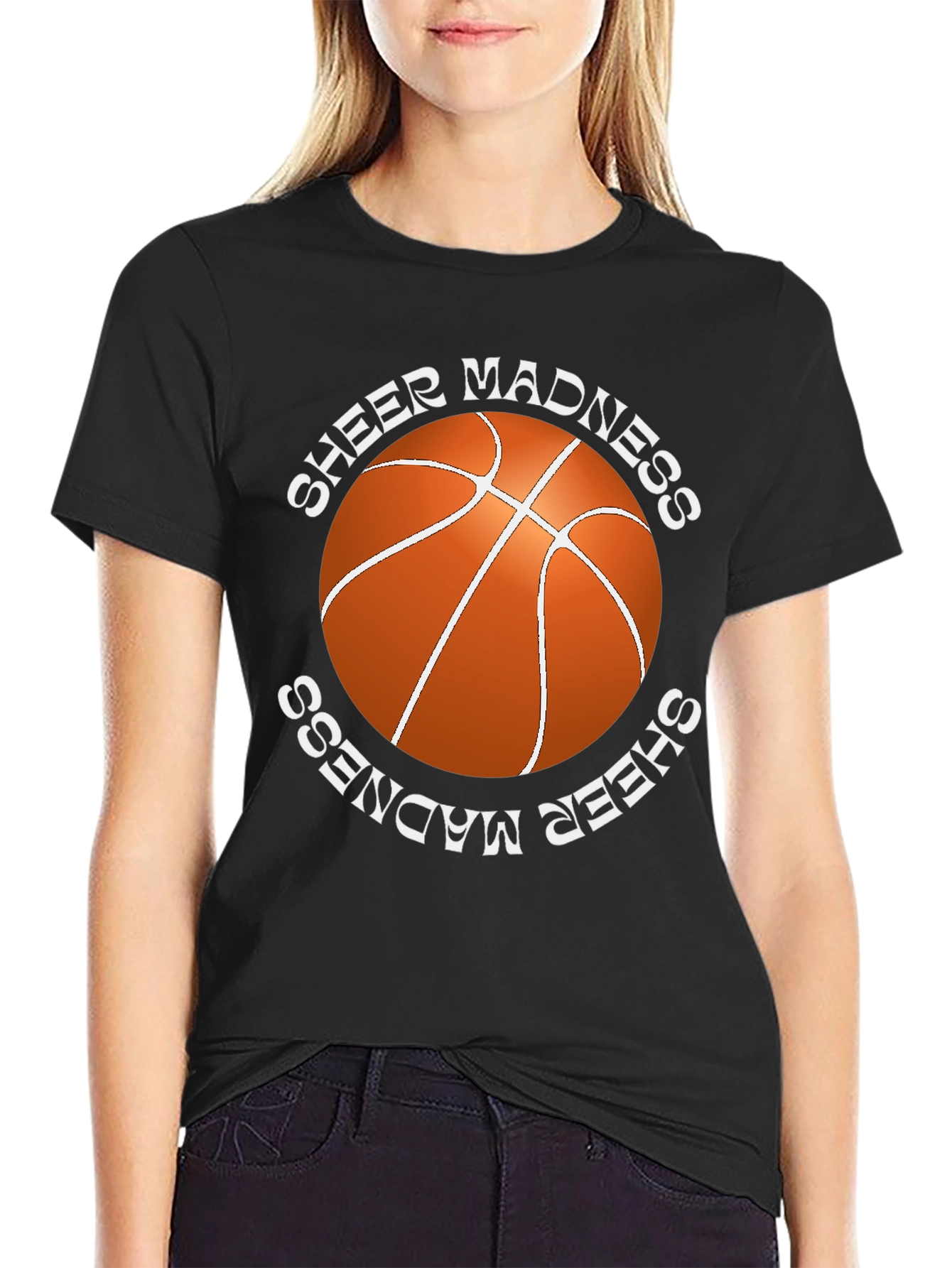 Sheer Madness Basketball Graphic Tee