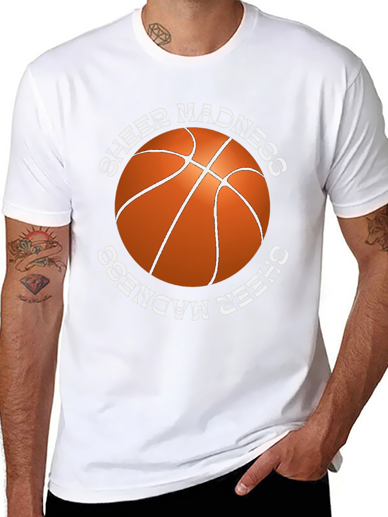 Sheer Madness Basketball Graphic Tee