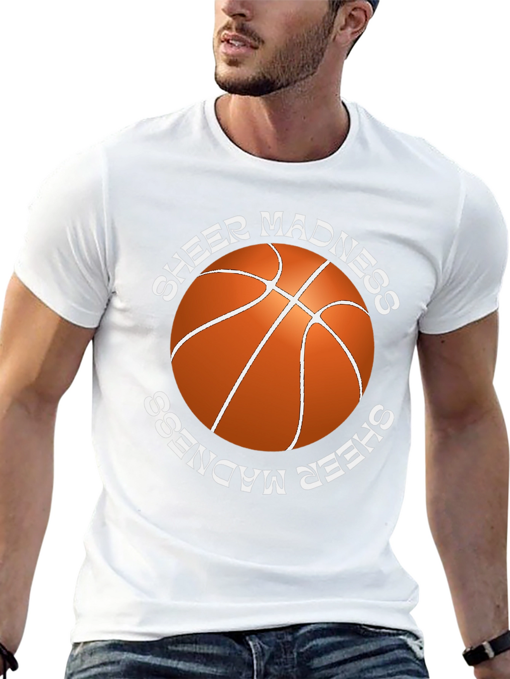 Sheer Madness Basketball Graphic Tee