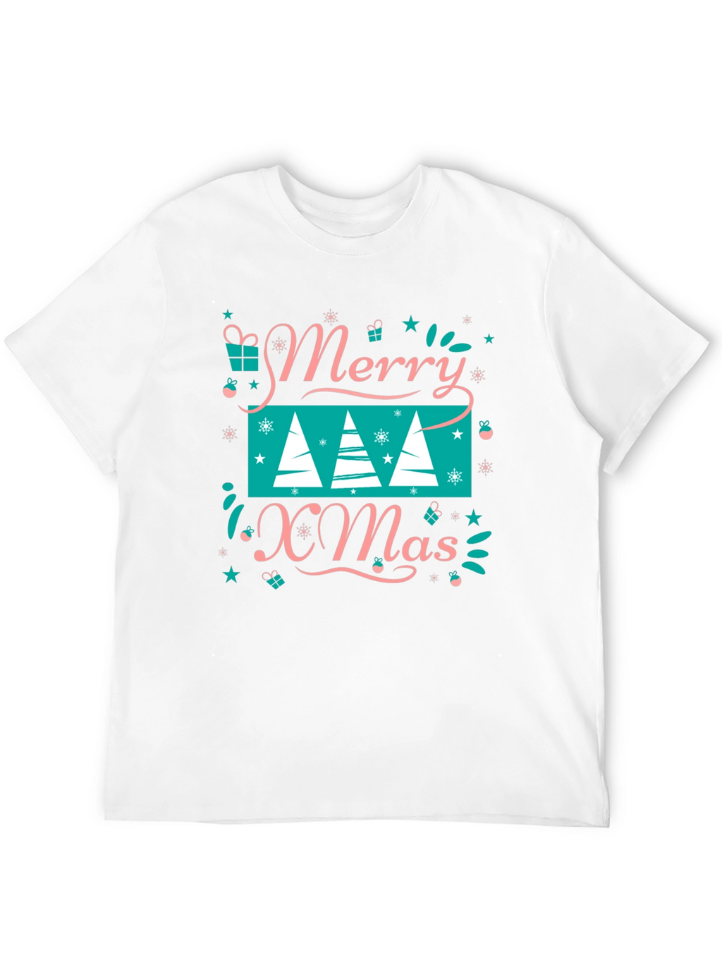 Festive Merry Xmas Graphic Tee - Holiday Style!
