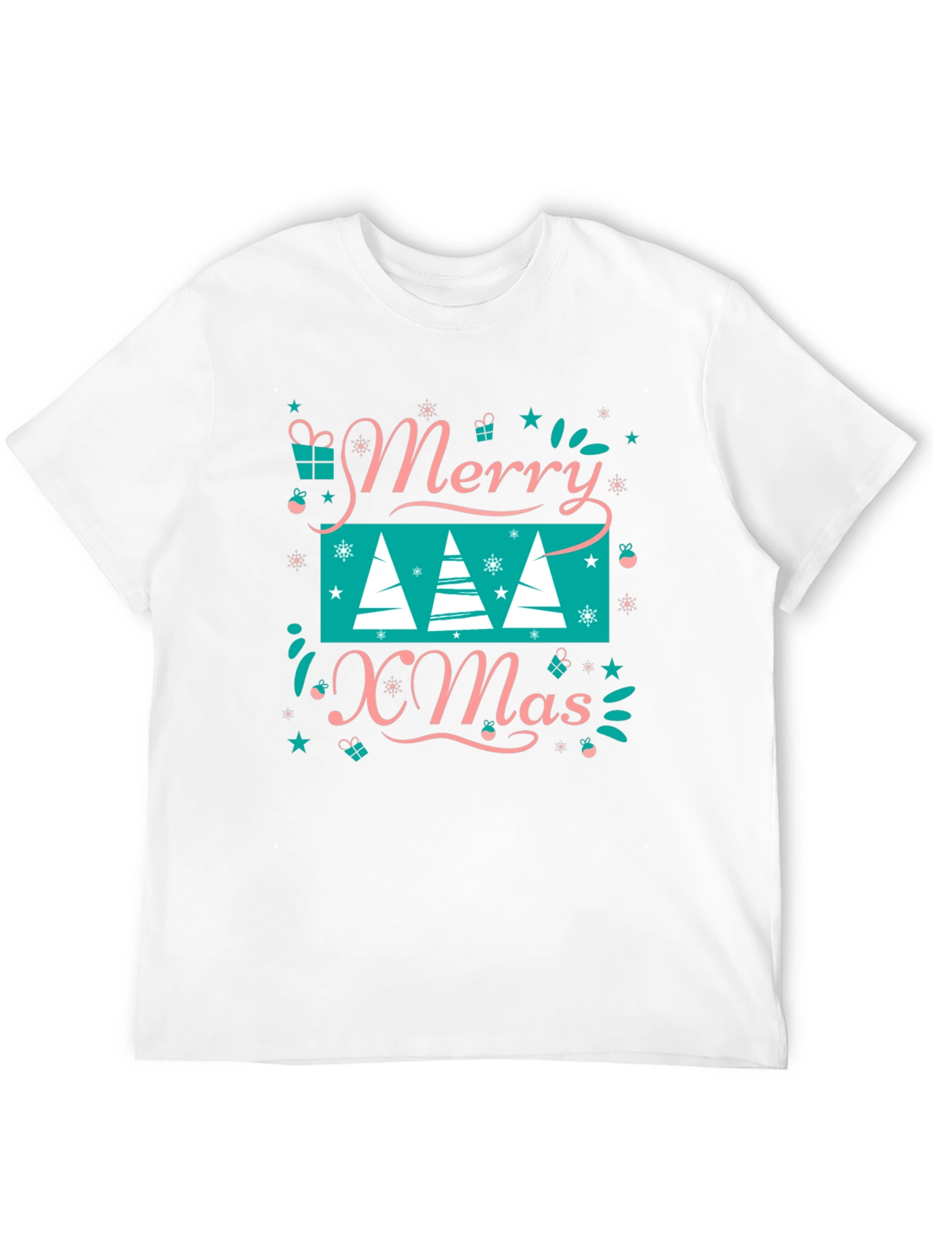 Festive Merry Xmas Graphic Tee - Holiday Style!