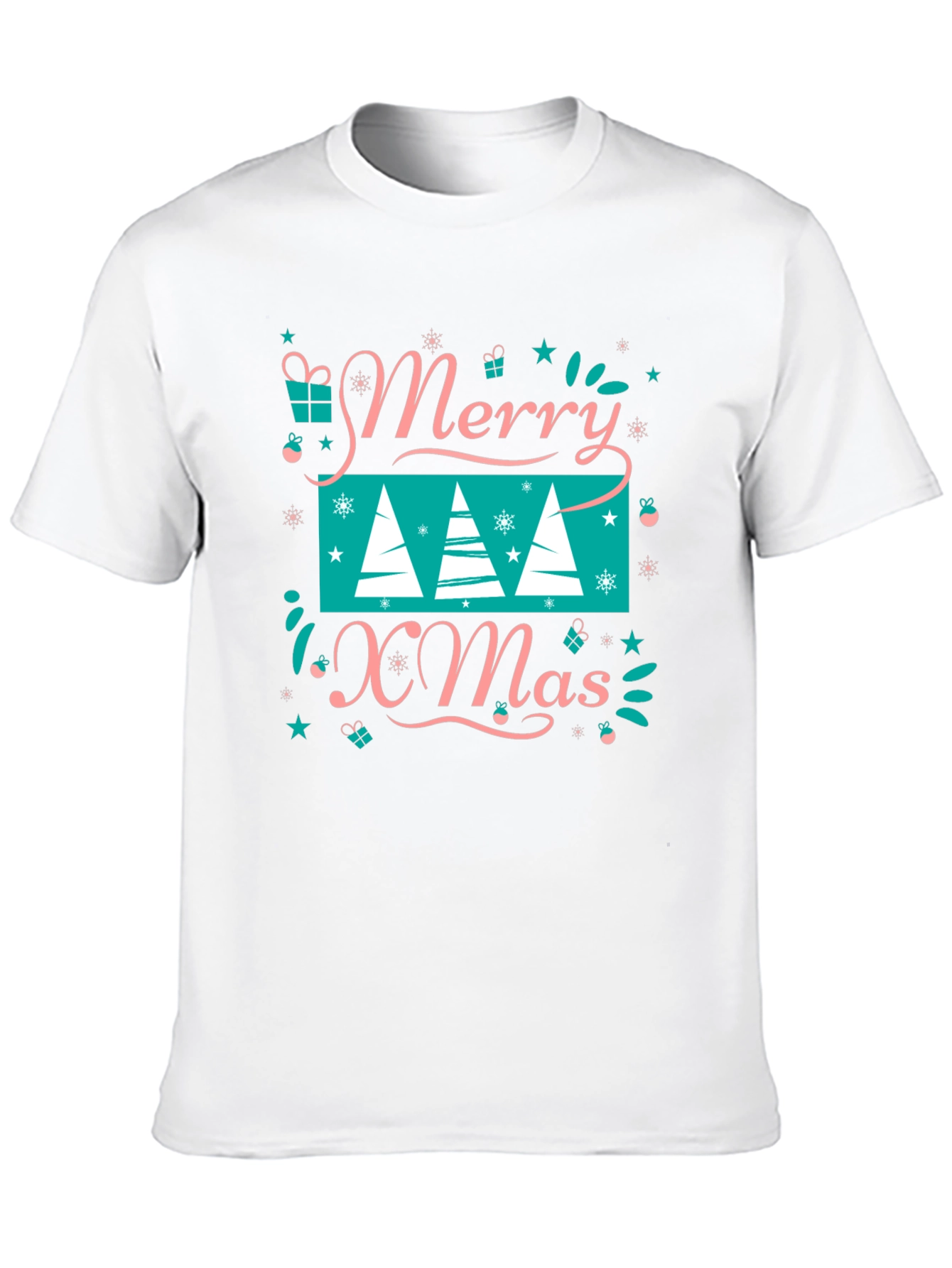 Festive Merry Xmas Graphic Tee - Holiday Style!