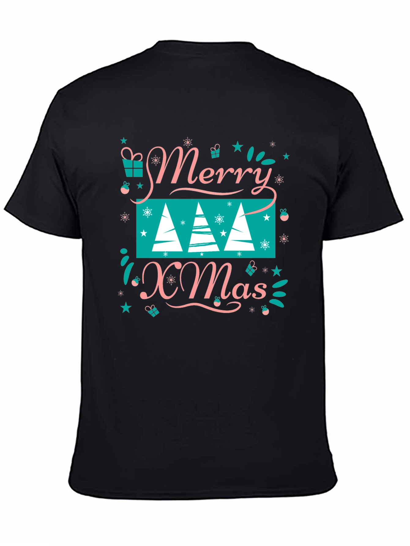Festive Merry Xmas Graphic Tee - Holiday Style!