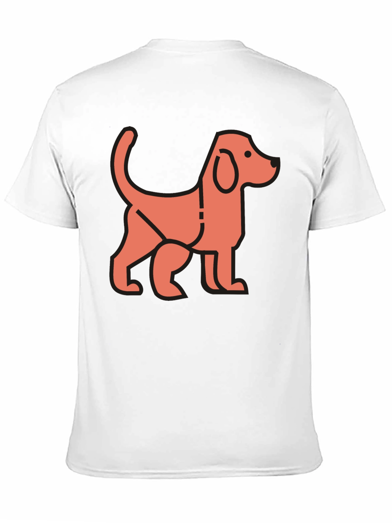 Dog Graphic Black T-Shirt - Stylish Unisex Tee