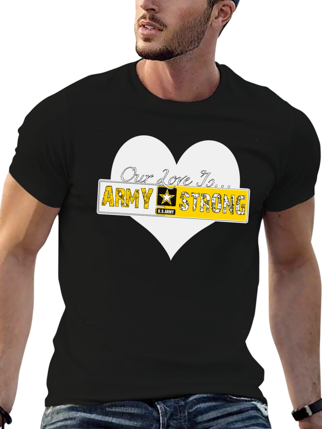Army Strong Love T-Shirt