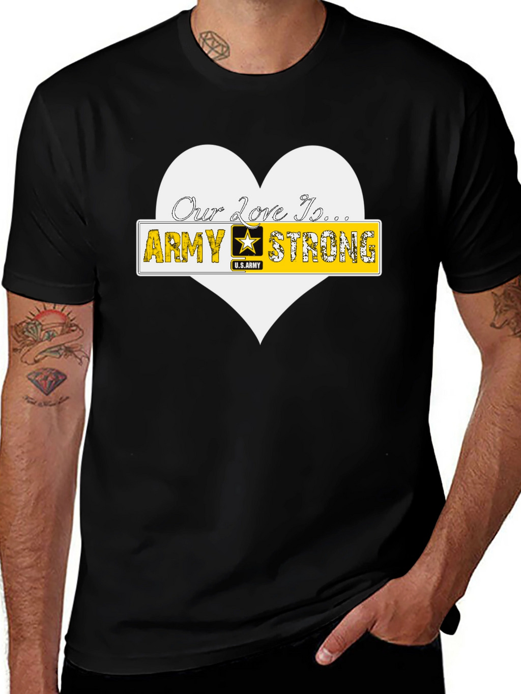 Army Strong Love T-Shirt