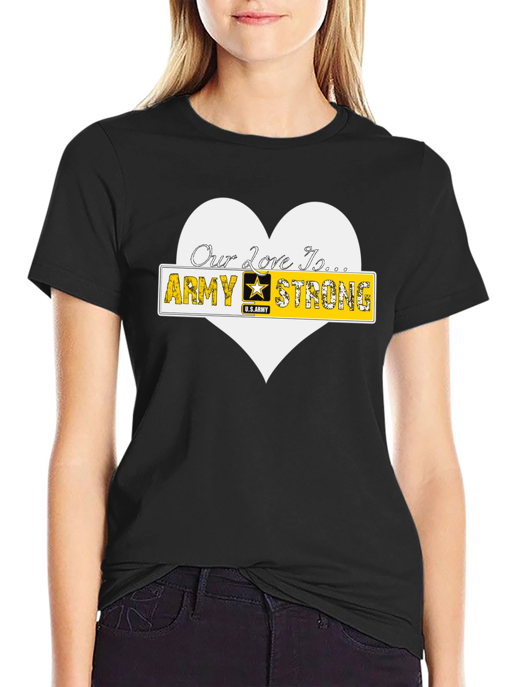 Army Strong Love T-Shirt
