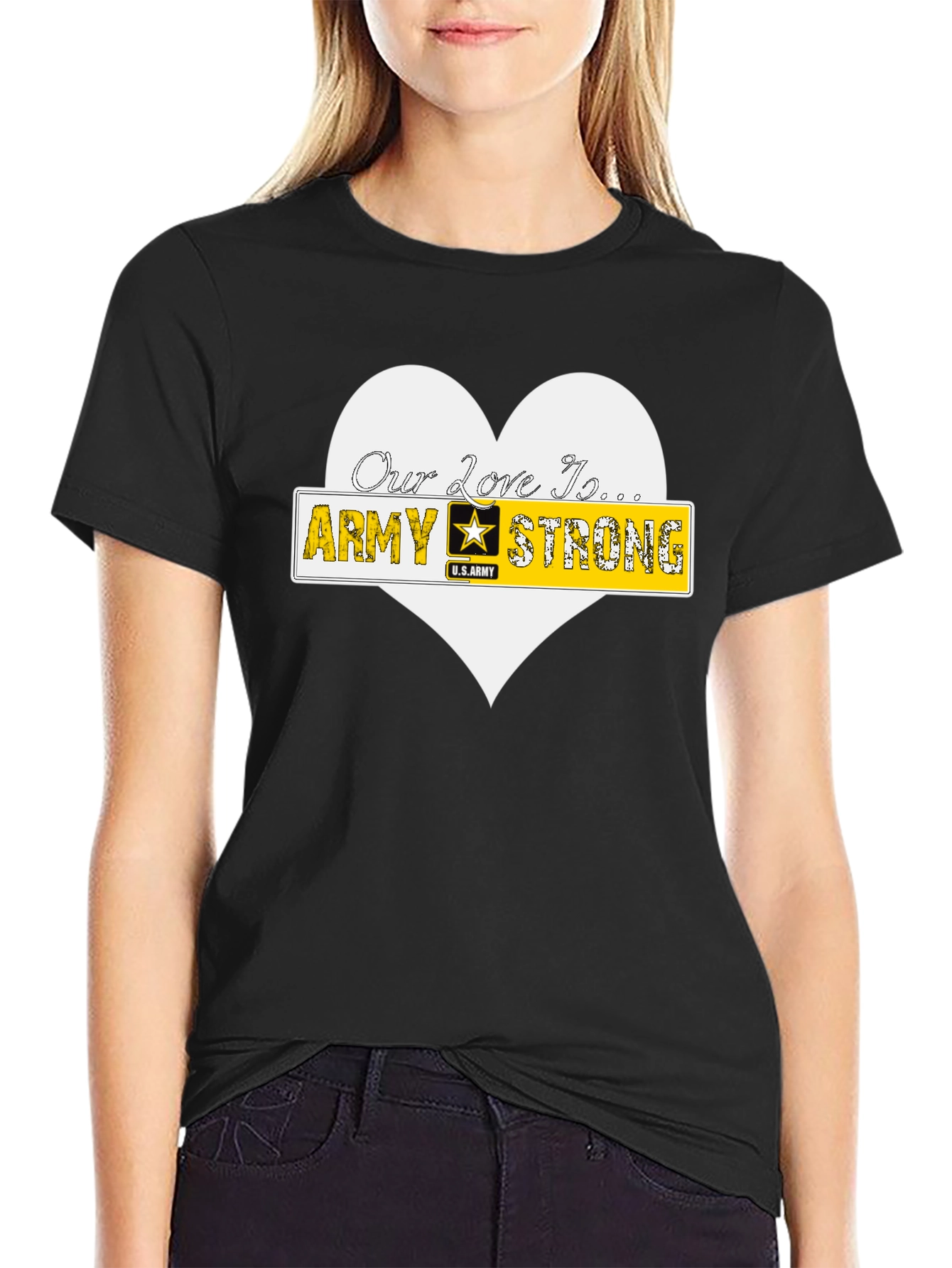 Army Strong Love T-Shirt