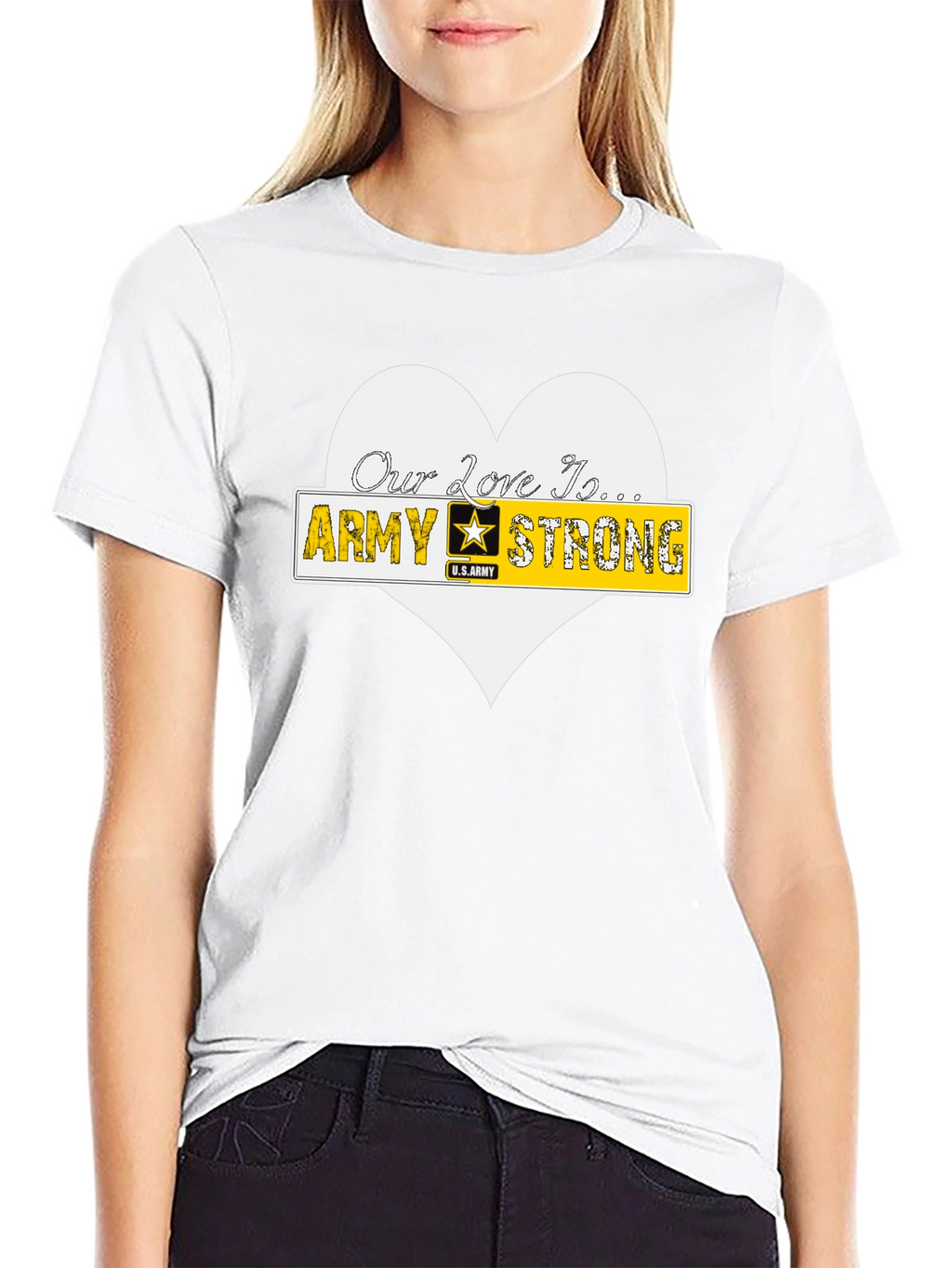 Army Strong Love T-Shirt