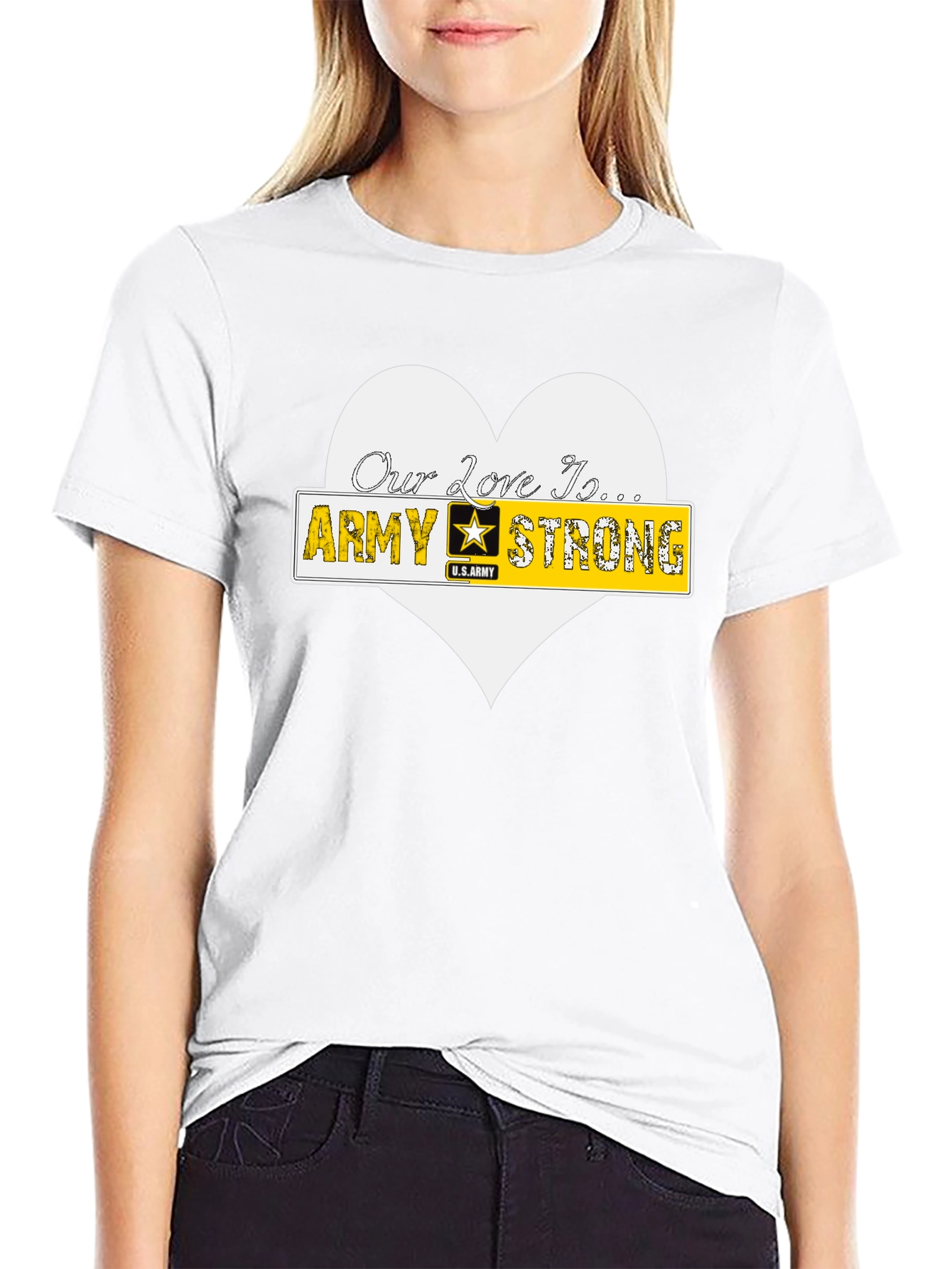 Army Strong Love T-Shirt