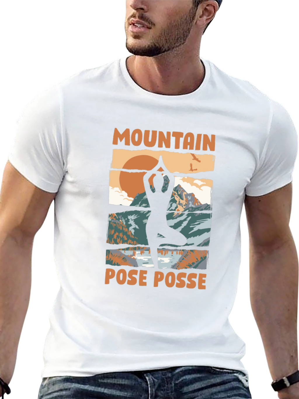 Mountain Pose Posse Graphic Tee