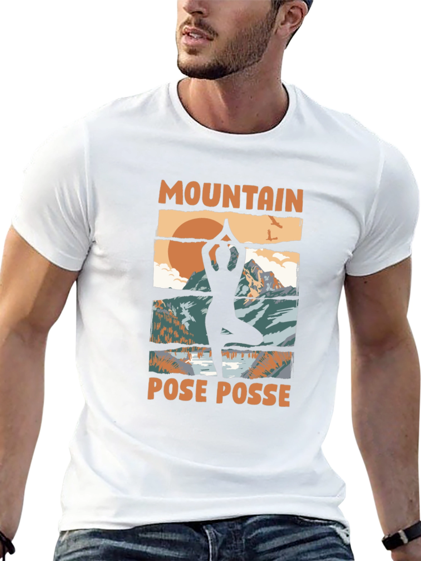 Mountain Pose Posse Graphic Tee