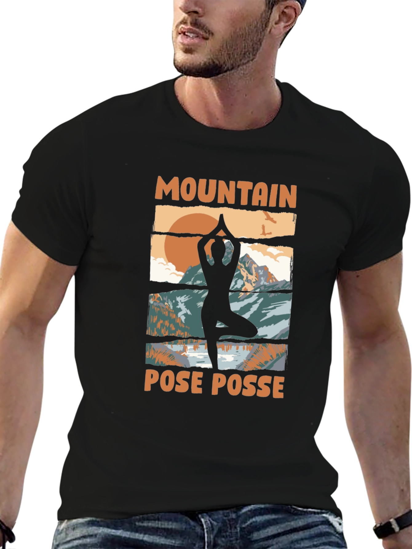 Mountain Pose Posse Graphic Tee