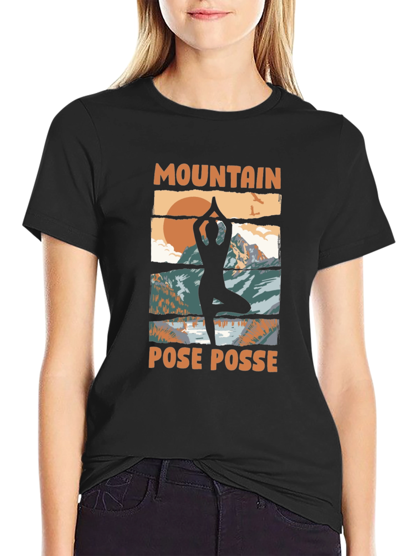 Mountain Pose Posse Graphic Tee