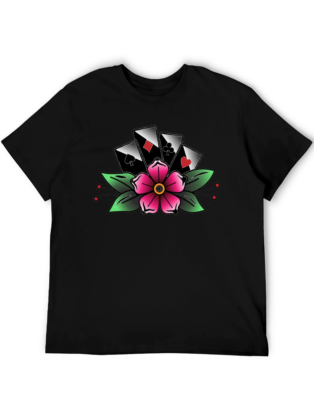 Gamblers Luck Flower Tee