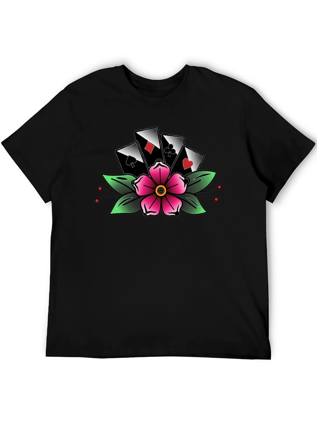 Gamblers Luck Flower Tee