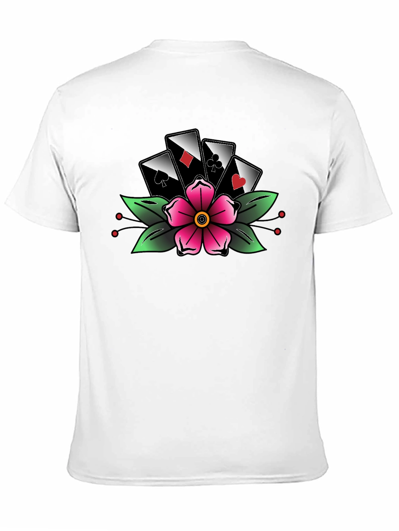 Gamblers Luck Flower Tee