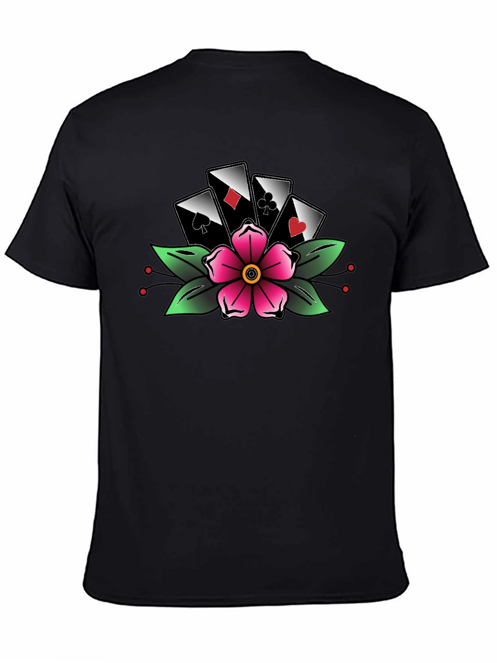 Gamblers Luck Flower Tee