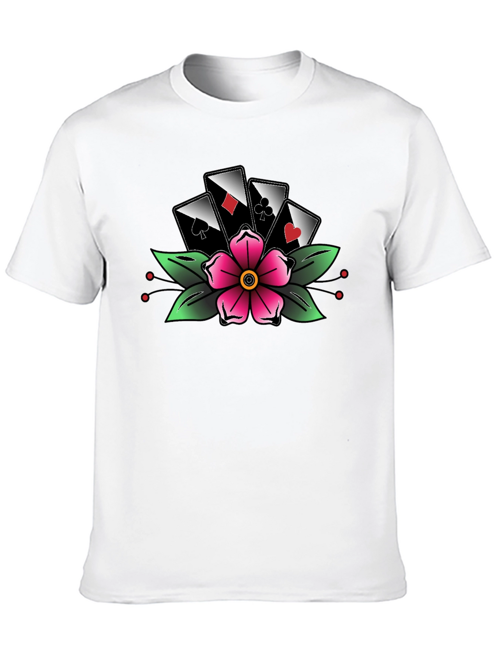 Gamblers Luck Flower Tee