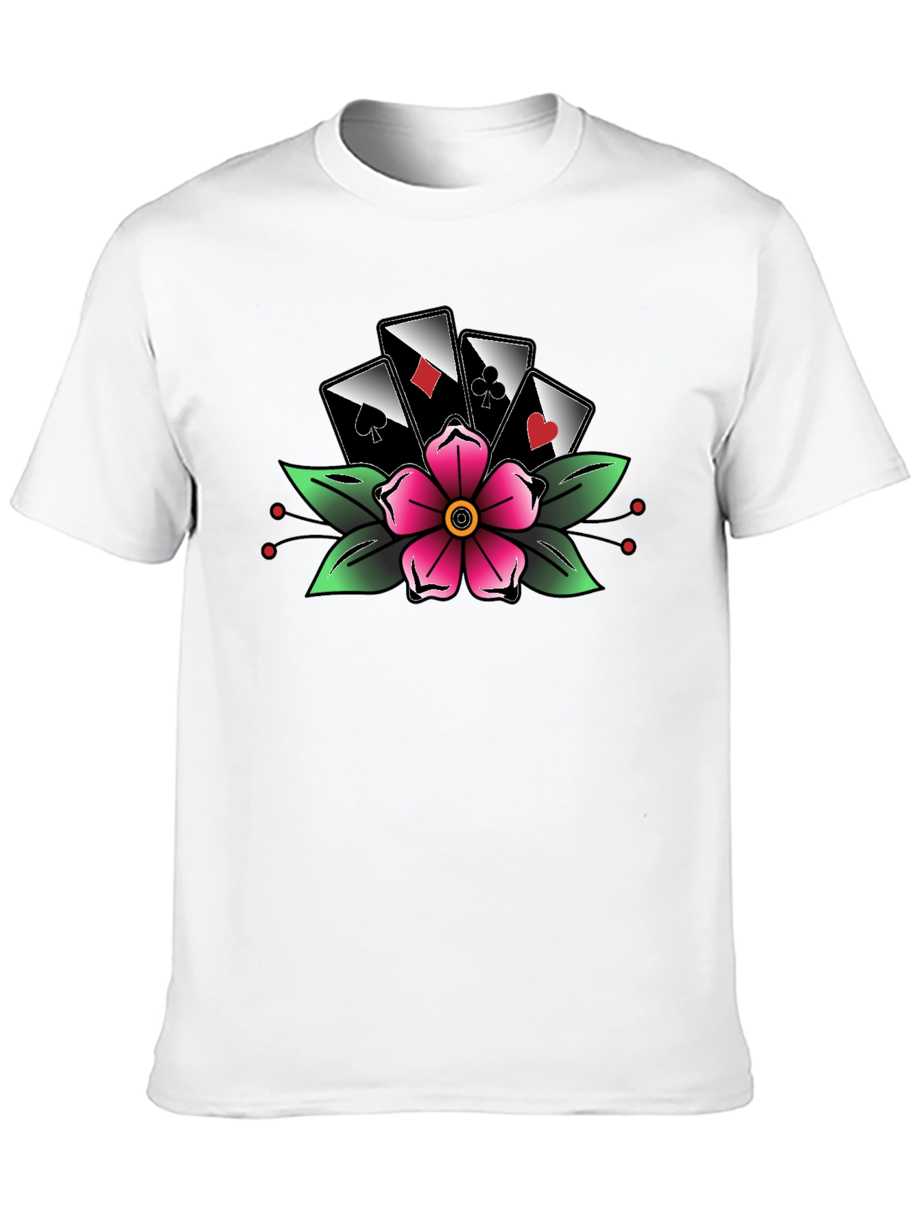 Gamblers Luck Flower Tee