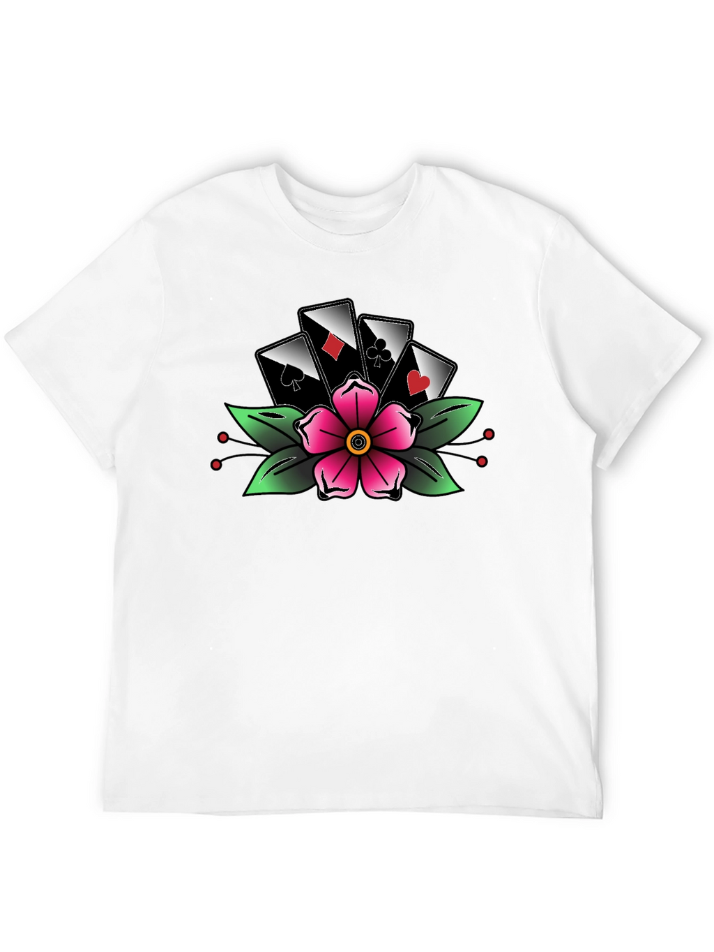 Gamblers Luck Flower Tee