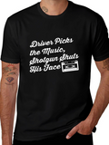 Driver Picks the Music T-Shirt - Unisex Tee