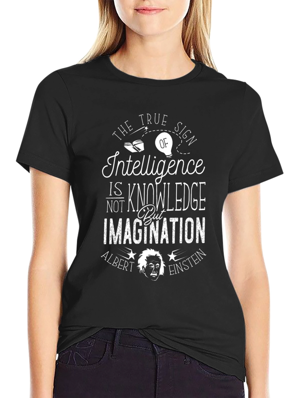 Intelligence Imagination Graphic T-Shirt