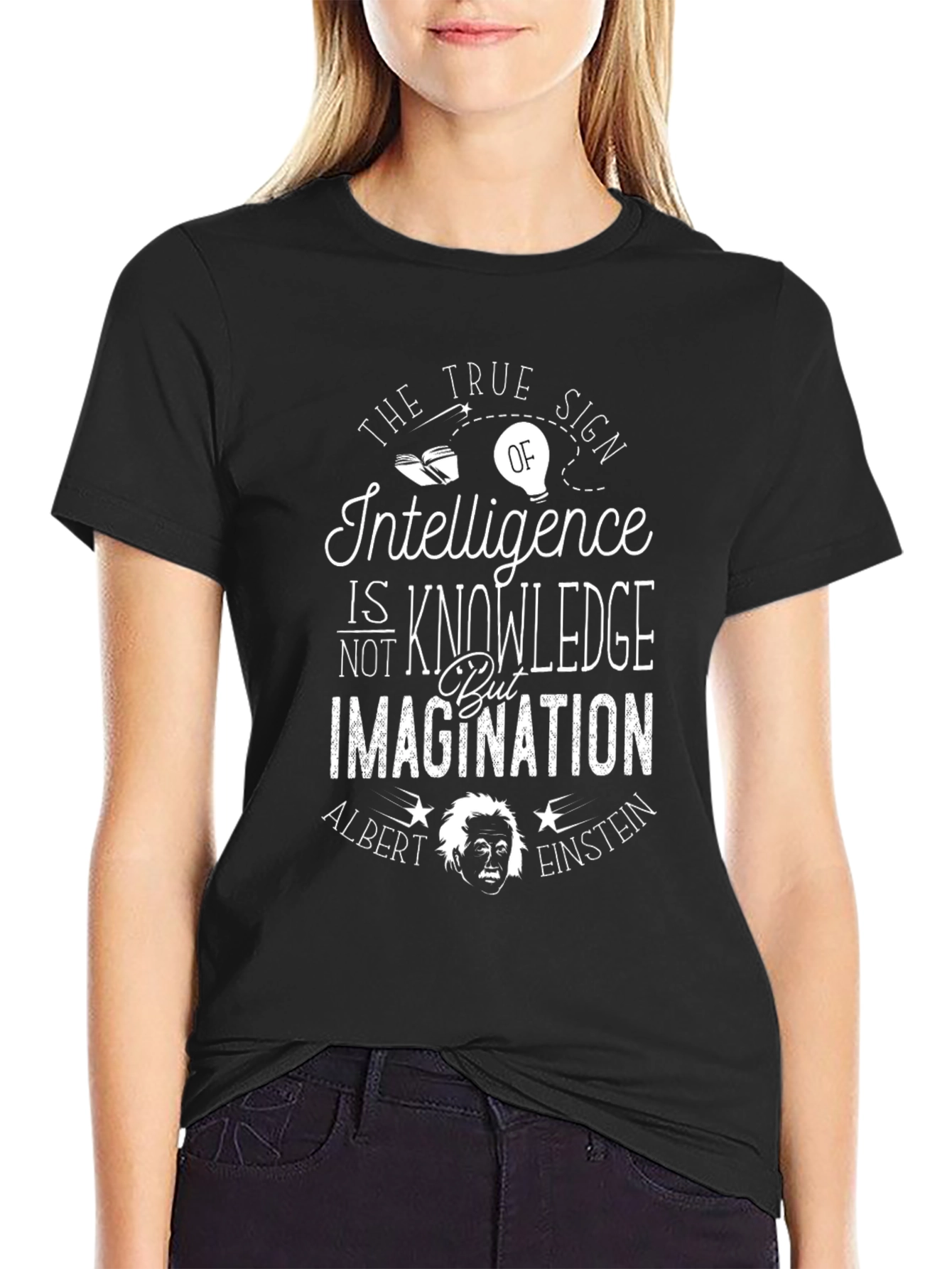 Intelligence Imagination Graphic T-Shirt