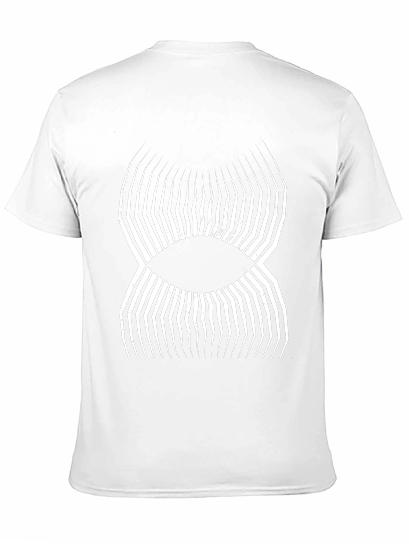 Geometric Eye Graphic Black T-Shirt
