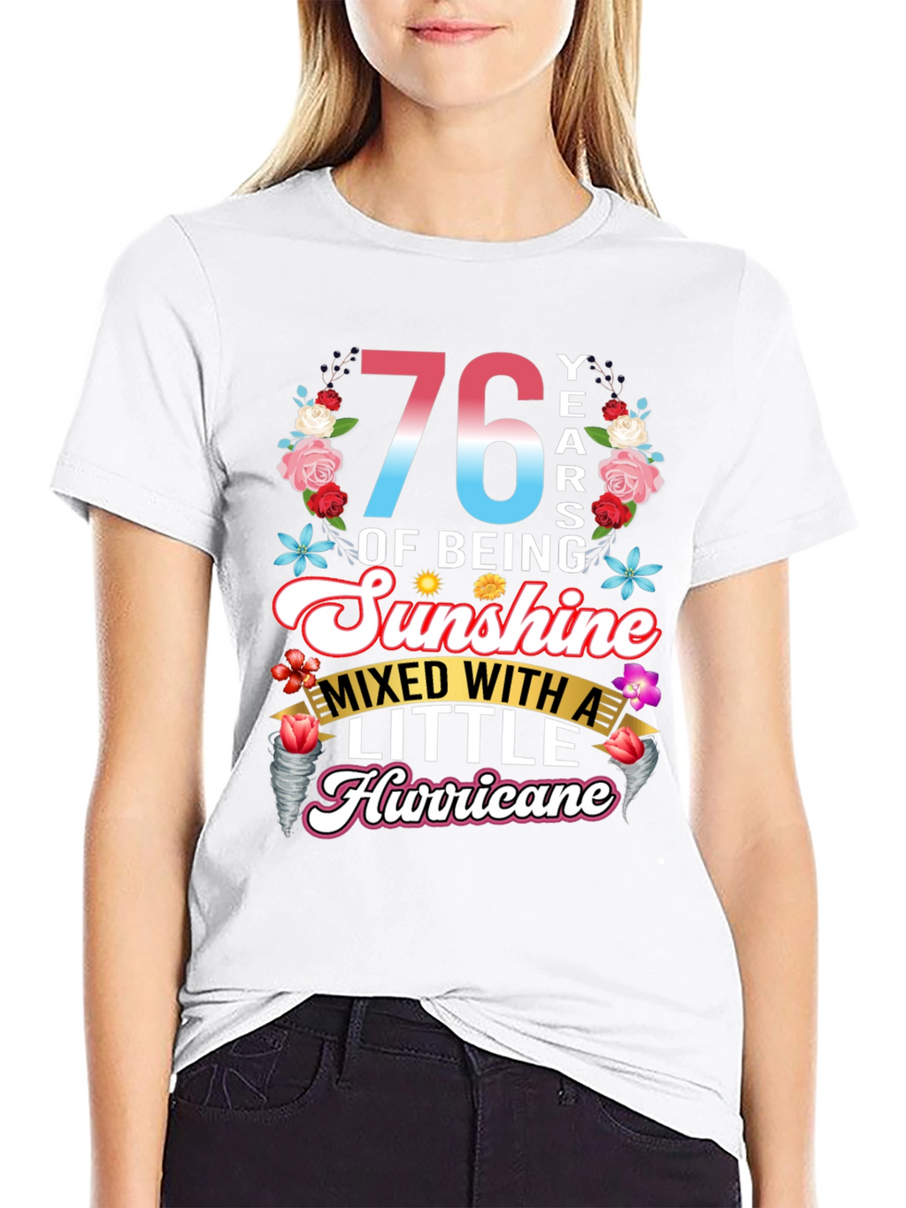 76 Years of Sunshine Hurricane Graphic Tee