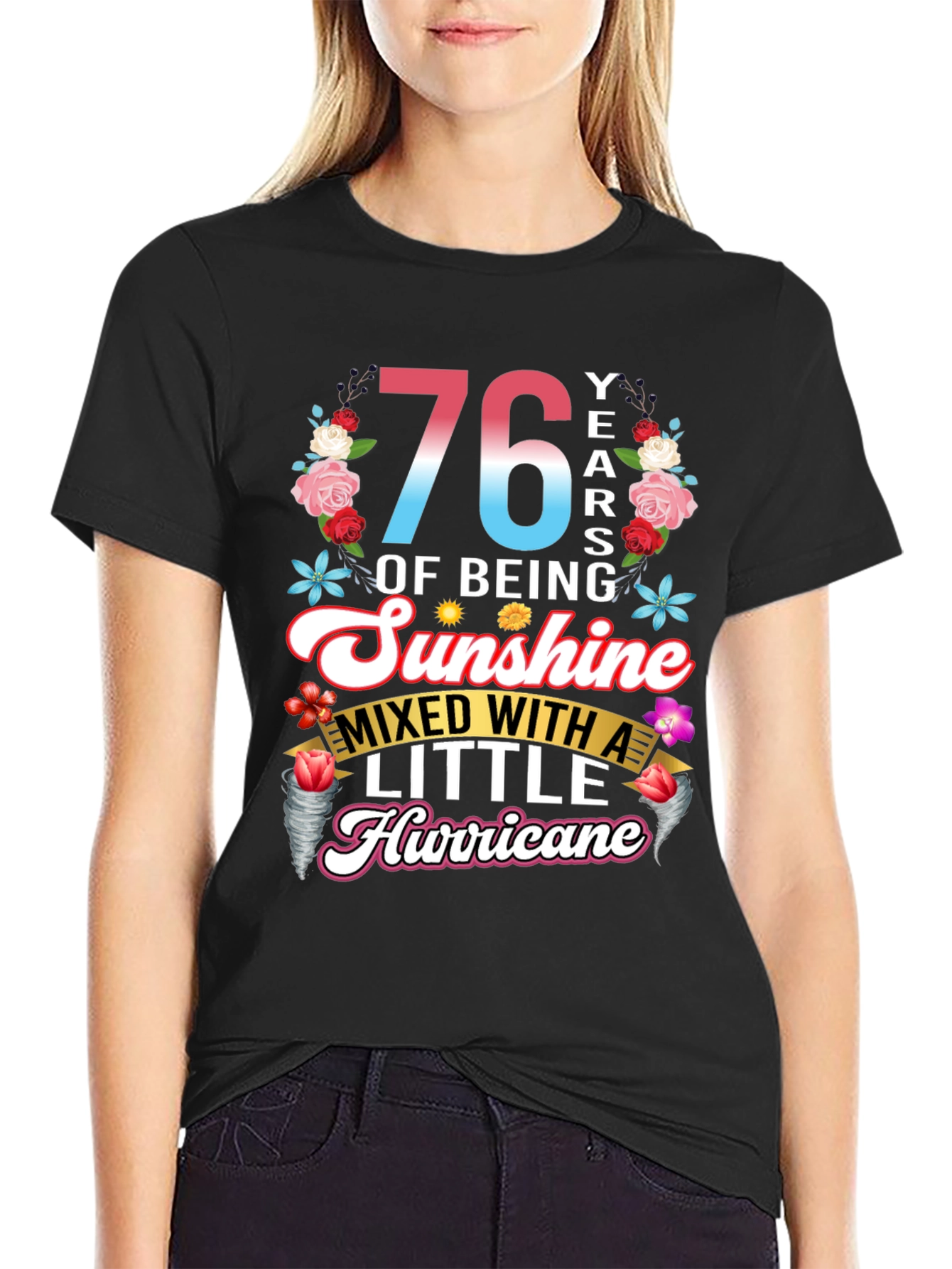 76 Years of Sunshine Hurricane Graphic Tee