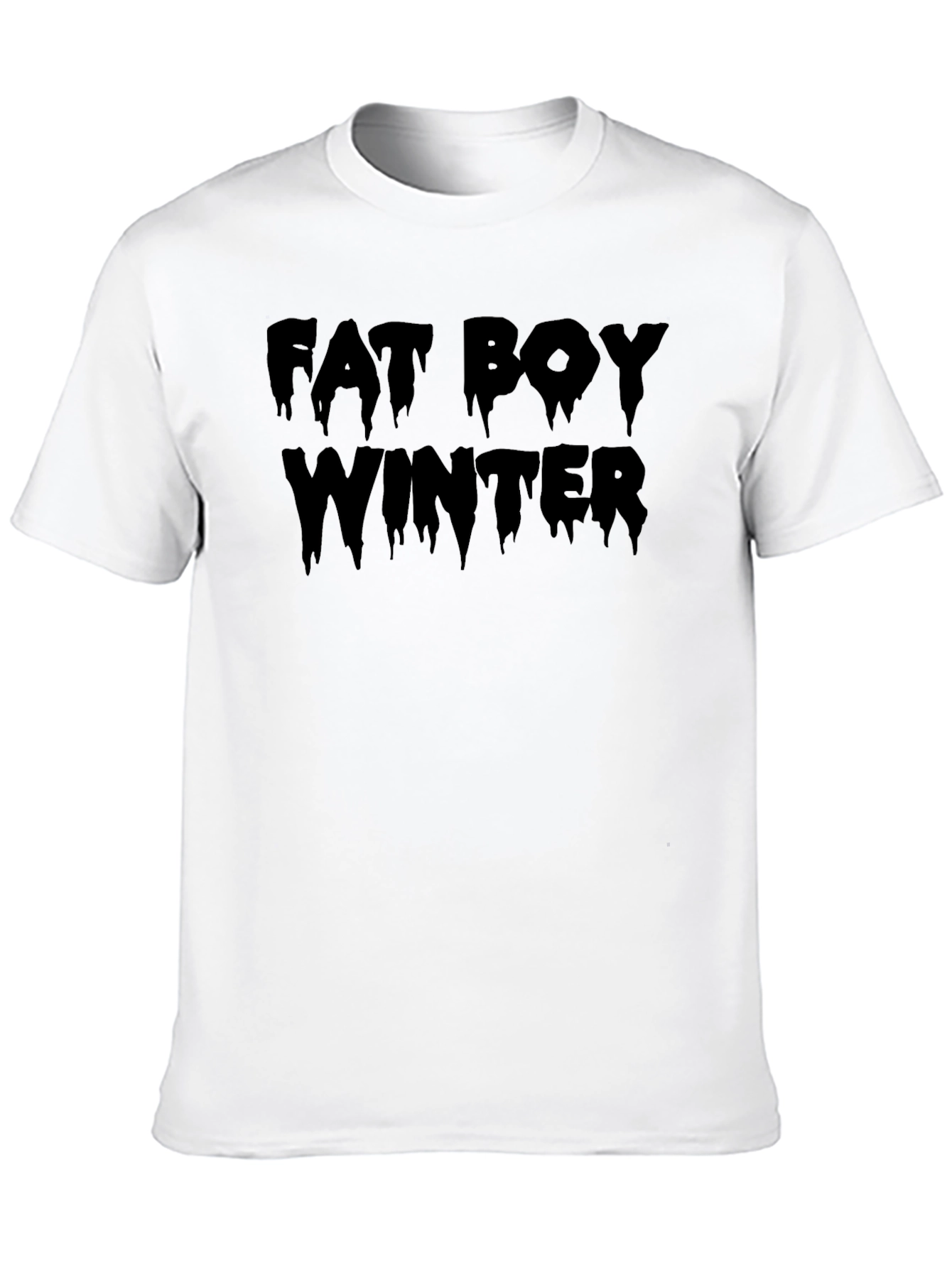 Fat Boy Winter Black T-Shirt - Casual Comfort