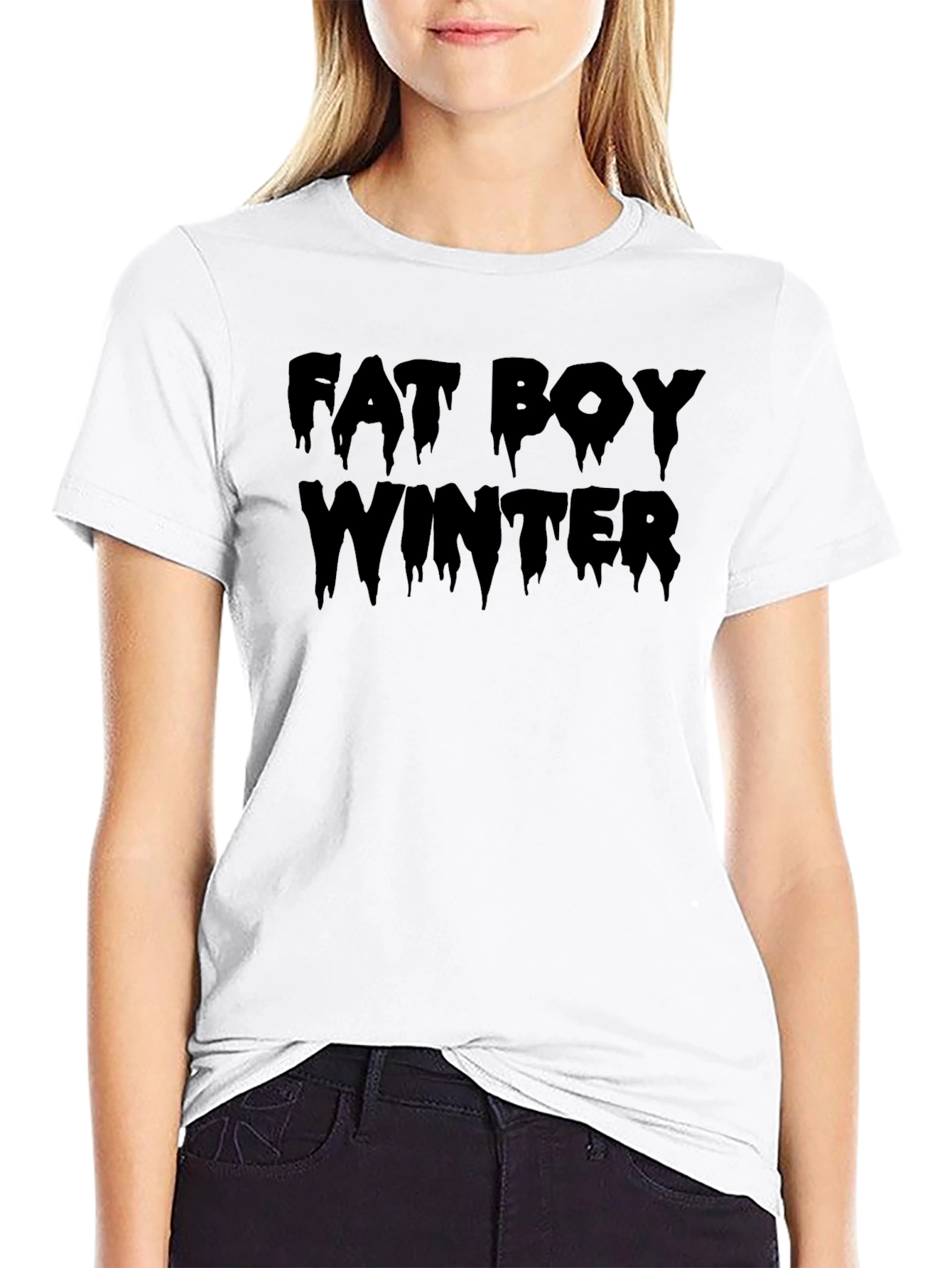 Fat Boy Winter Black T-Shirt - Casual Comfort