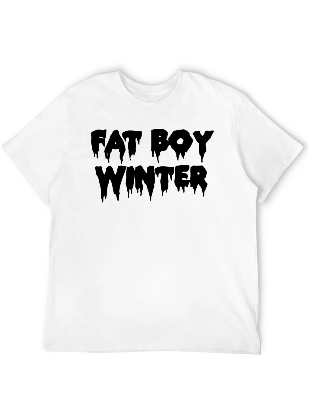 Fat Boy Winter Black T-Shirt - Casual Comfort