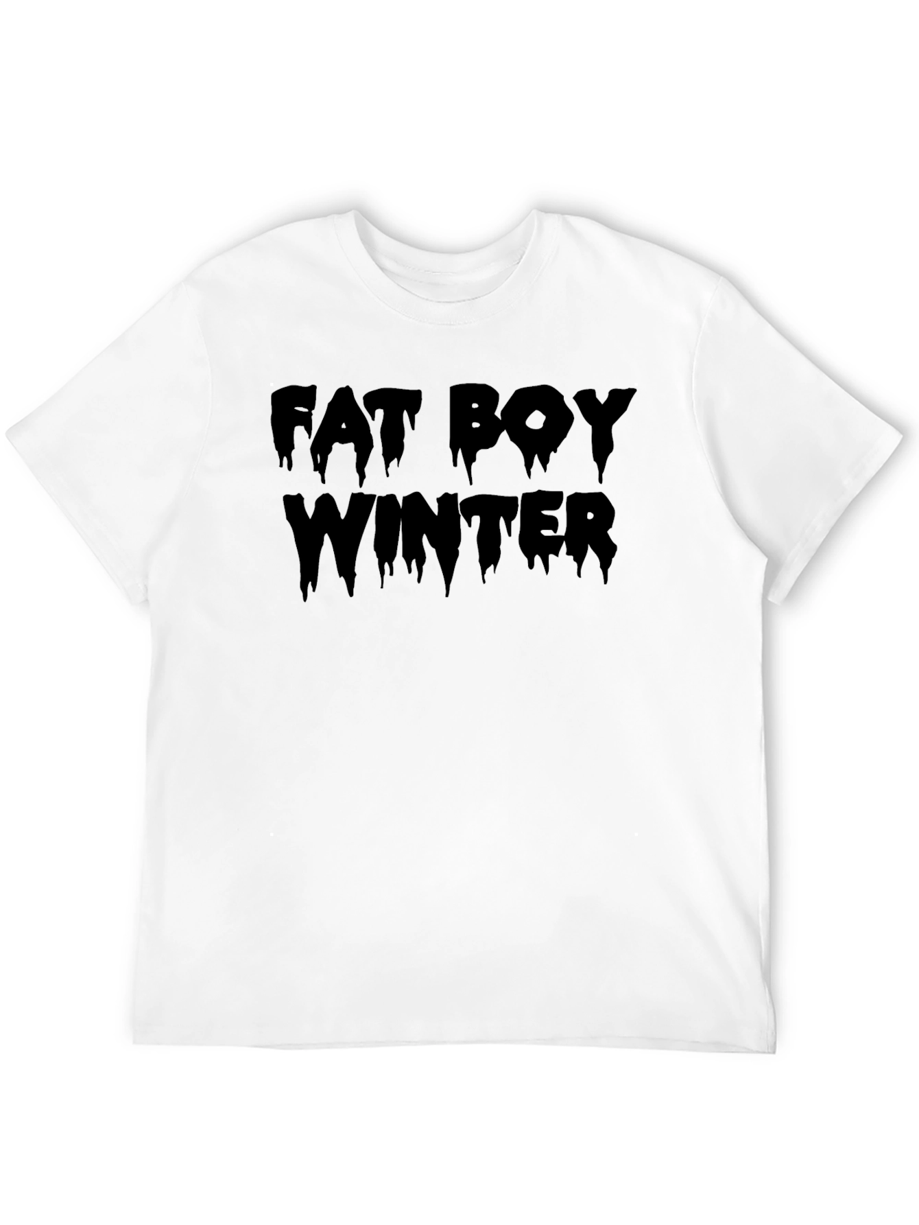Fat Boy Winter Black T-Shirt - Casual Comfort