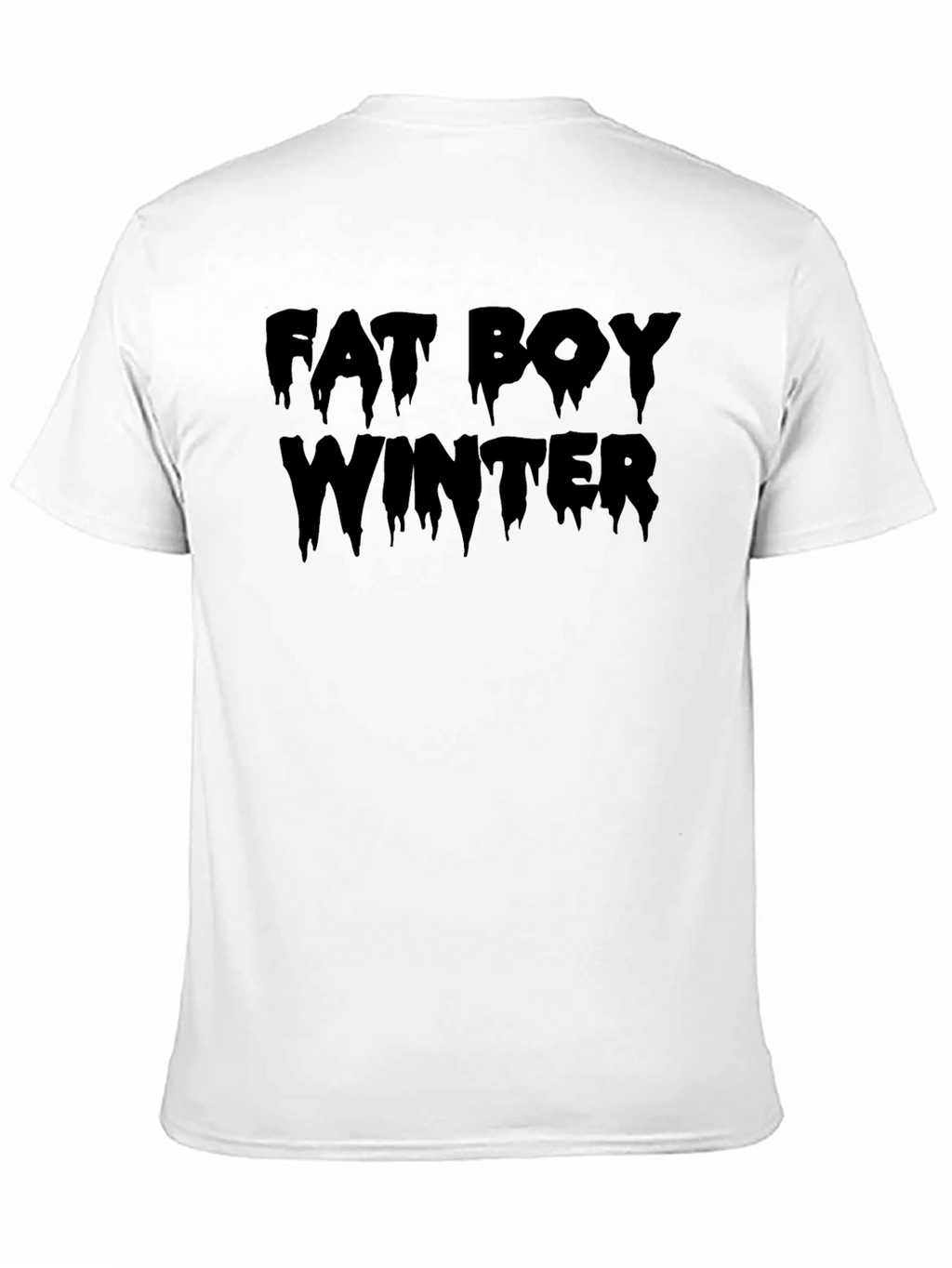 Fat Boy Winter Black T-Shirt - Casual Comfort