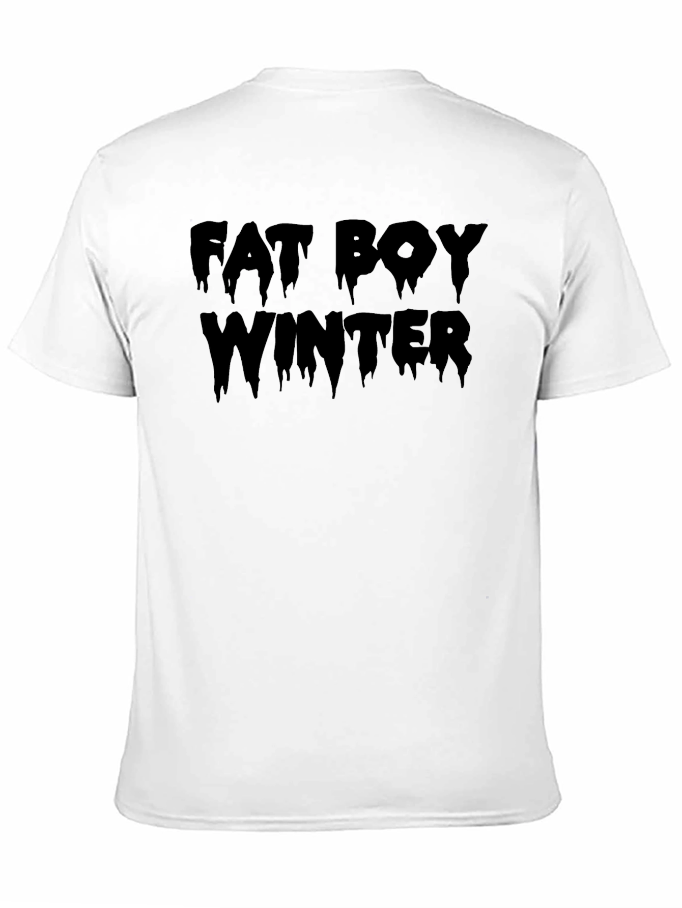 Fat Boy Winter Black T-Shirt - Casual Comfort