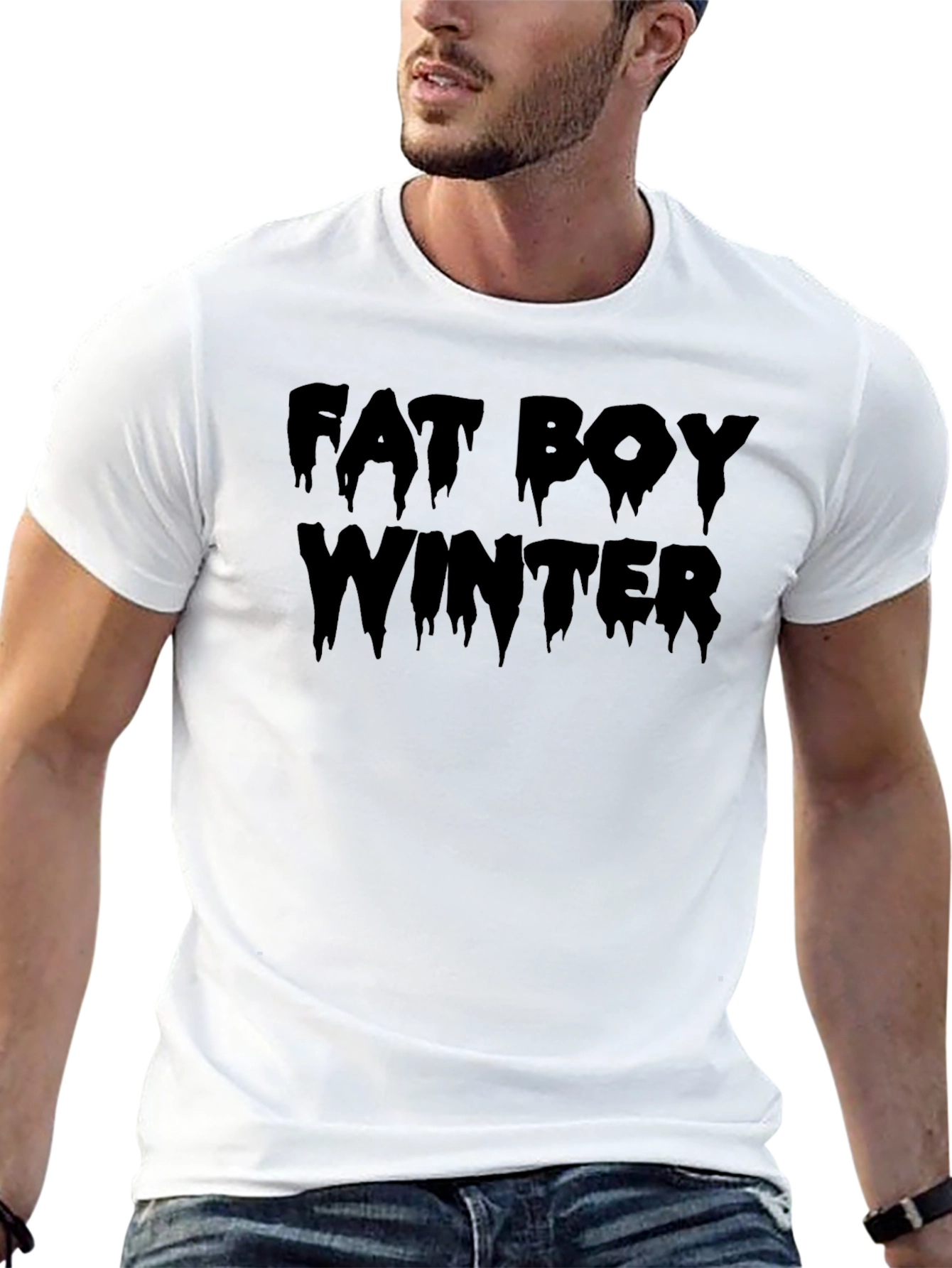 Fat Boy Winter Black T-Shirt - Casual Comfort