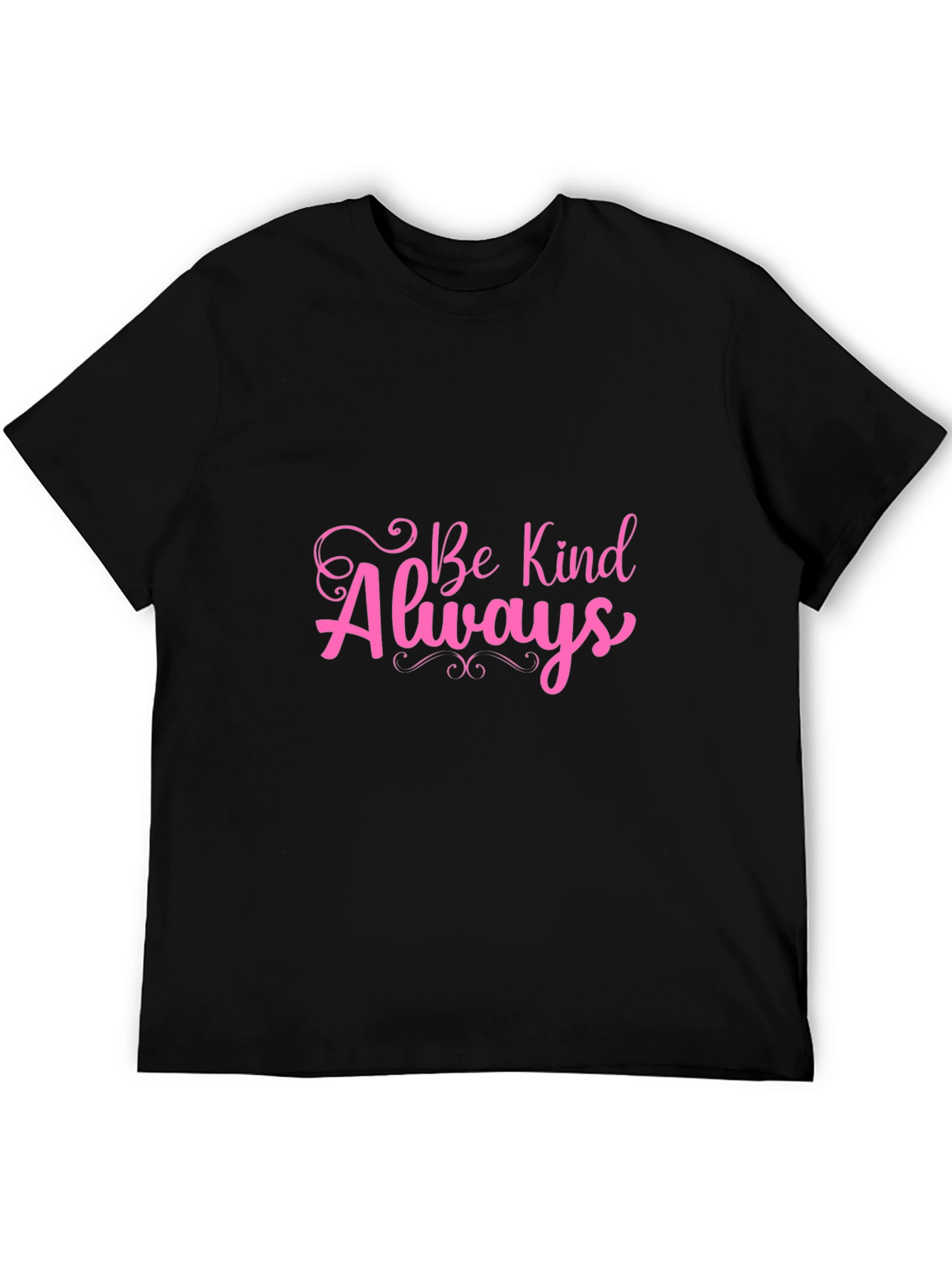 Be Kind Always Graphic Tee - Black Unisex T-Shirt