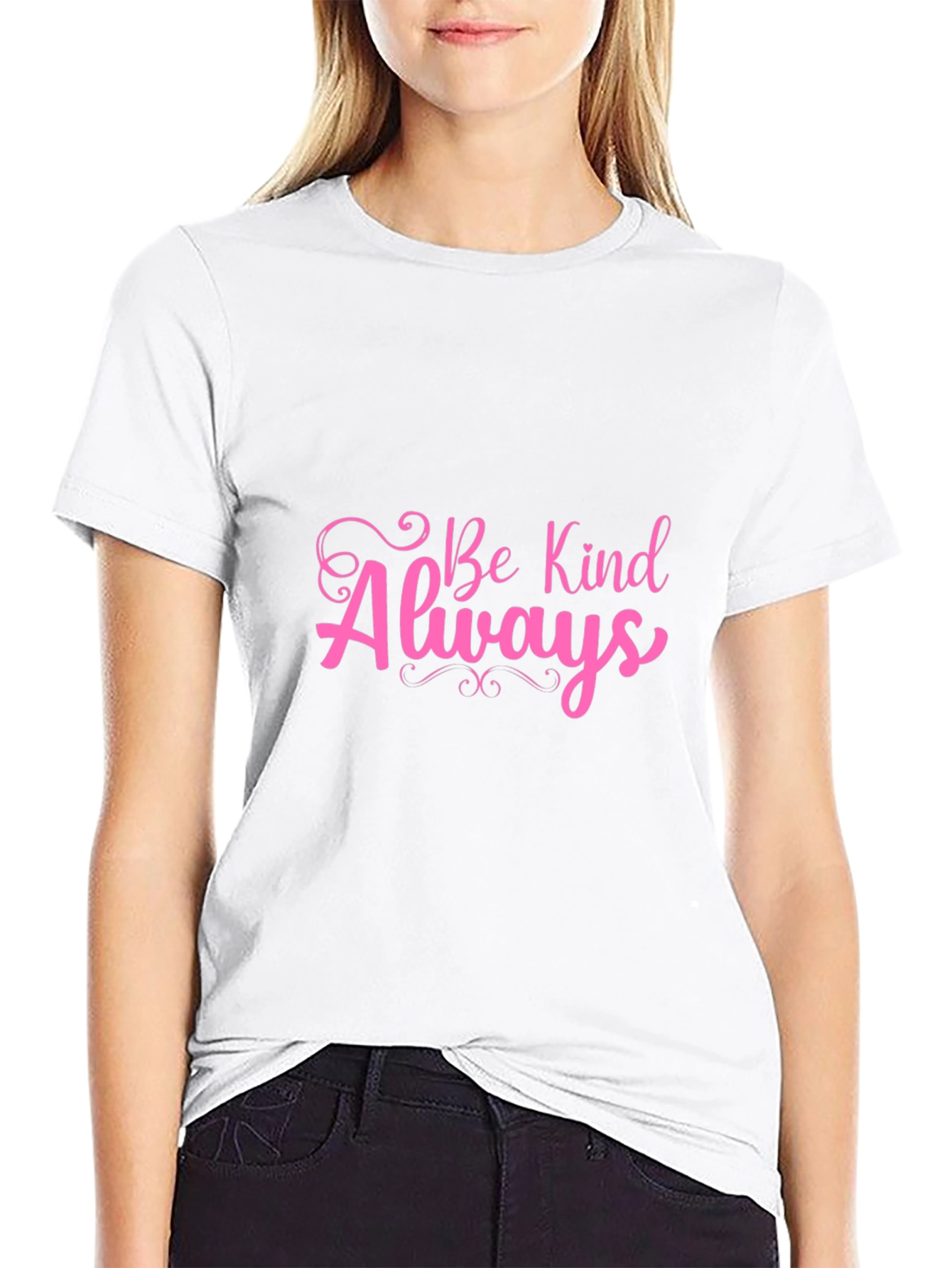 Be Kind Always Graphic Tee - Black Unisex T-Shirt