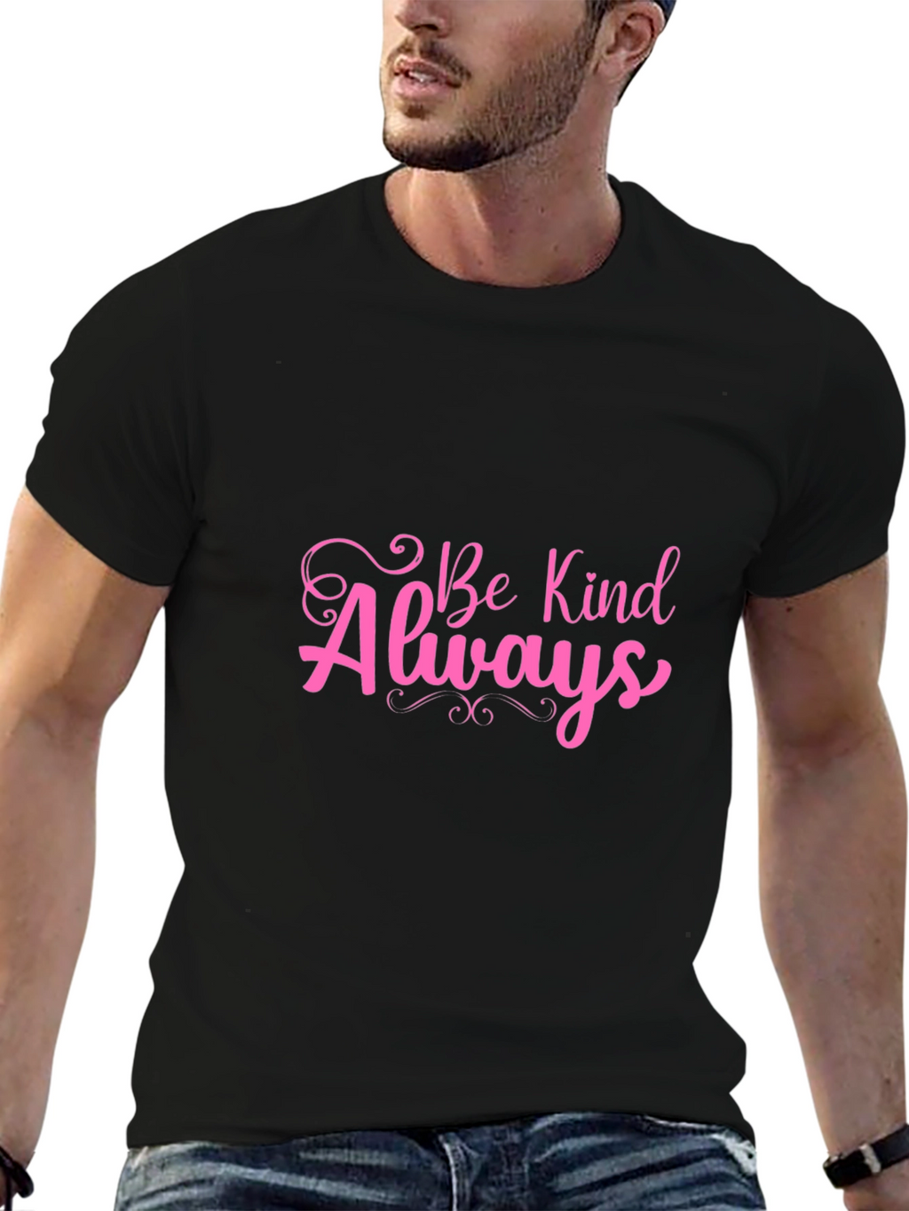 Be Kind Always Graphic Tee - Black Unisex T-Shirt