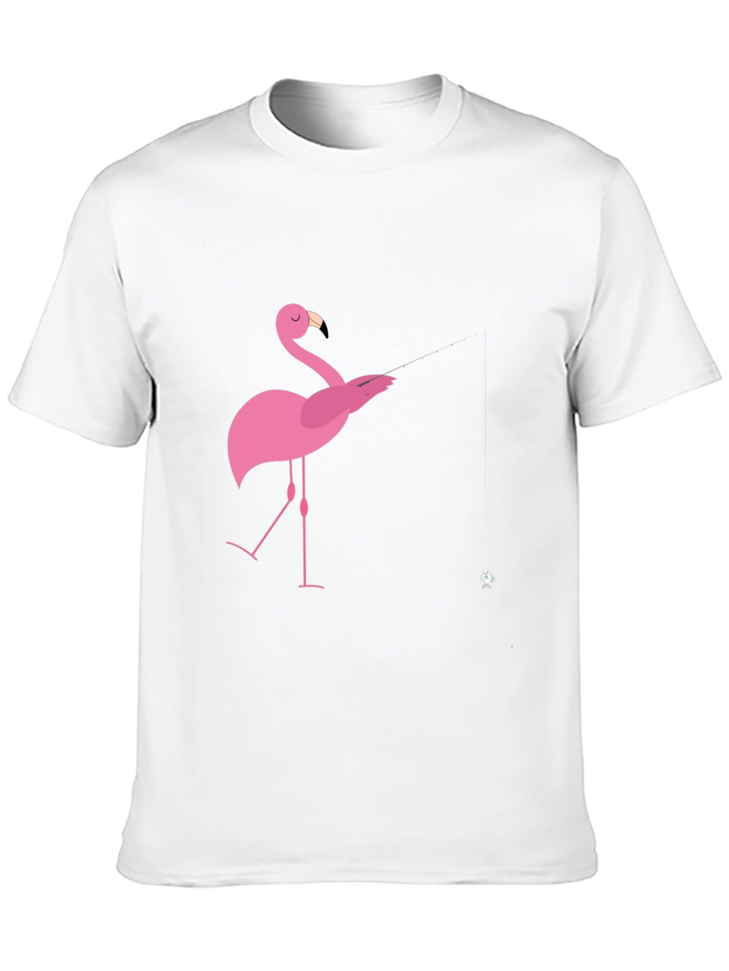 Mens Black Flamingo Graphic Tee