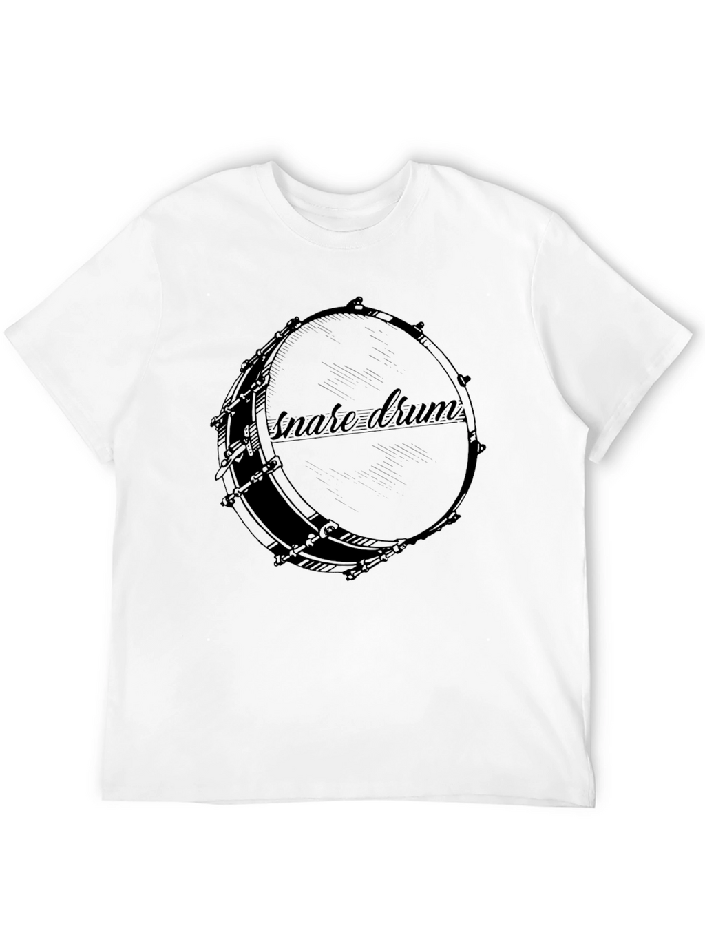Snare Drum Graphic Tee - Music Lovers T-Shirt