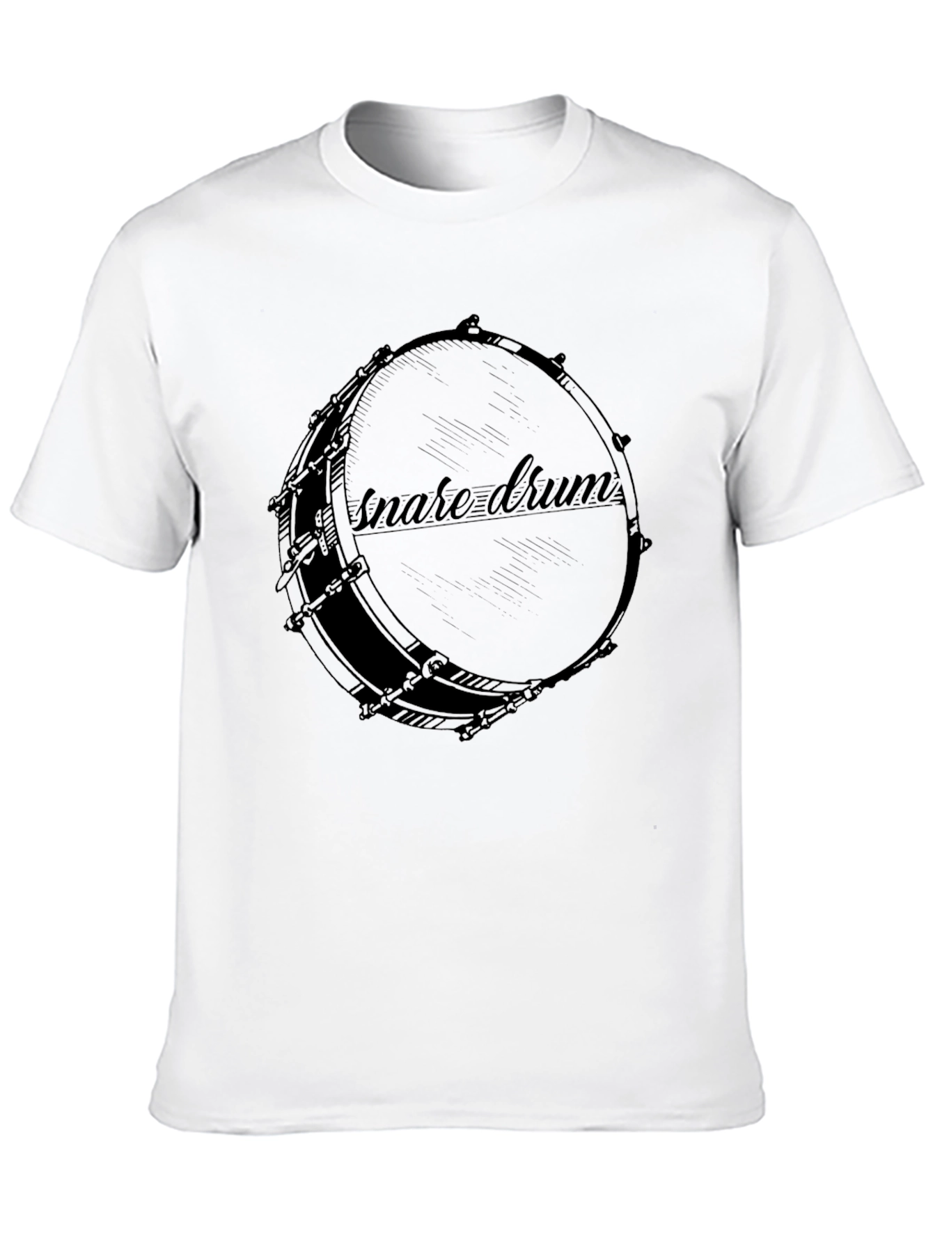 Snare Drum Graphic Tee - Music Lovers T-Shirt