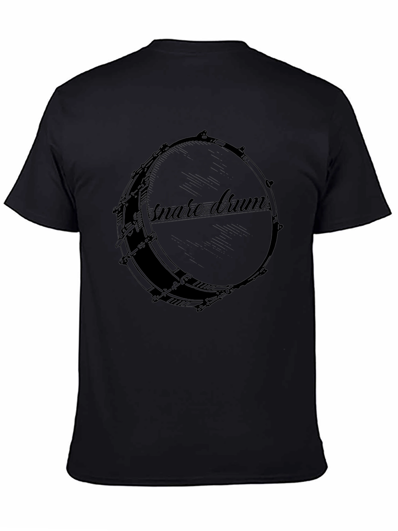 Snare Drum Graphic Tee - Music Lovers T-Shirt