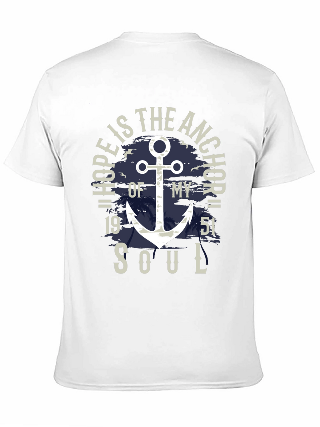 Hope Anchor Soul Graphic T-Shirt - Stylish Menswear